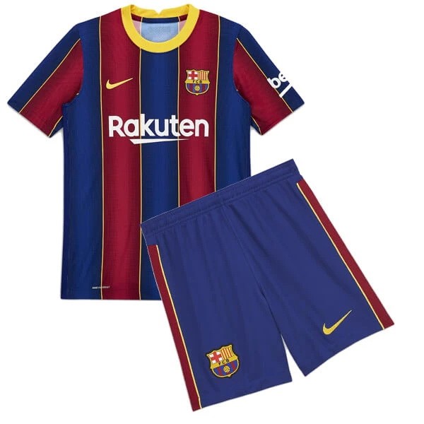 Camiseta Barcelona 1ª Niños 2020 2021 Azul Rojo